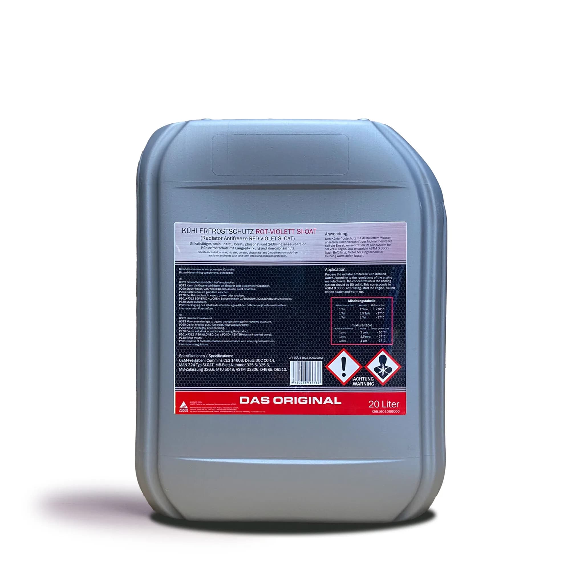 AGCO Líquido de Proteção do Radiador VERMELHO-VIOLETA (20 L)