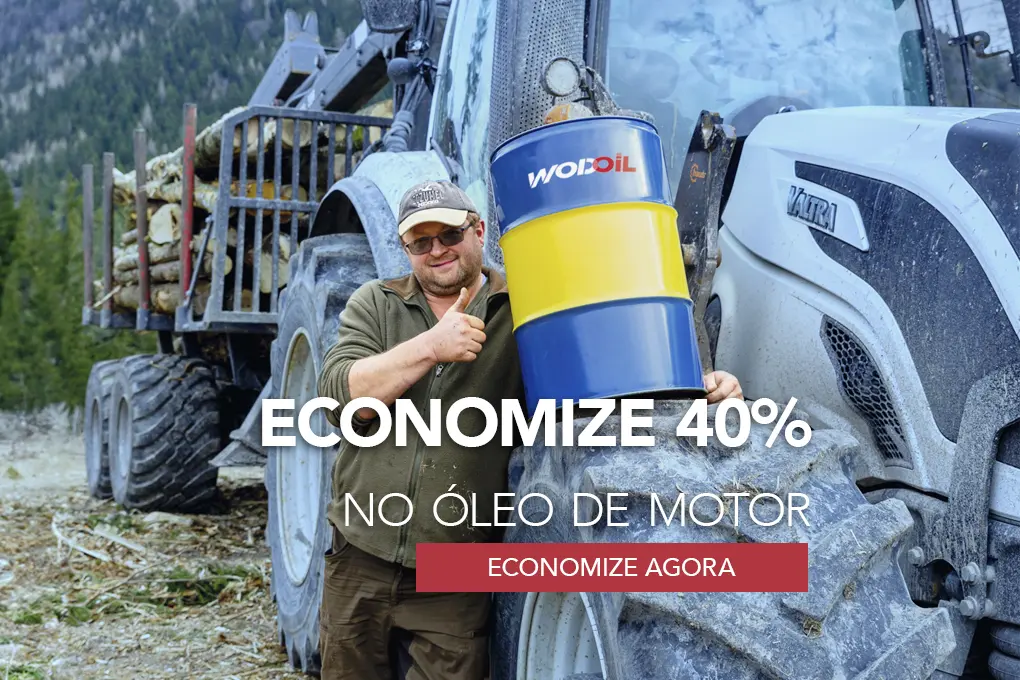 Economize 40 % no óleo de motor